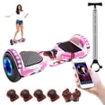 thumbnail image 1 of App Hoverboard Patineta  Rosa 20km/h Eléctrica 36v Carga 120kg, 1 of 7