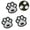 White Light. 3pcs, variant on mdesiwst Solar Dog Paw Print Lawn Light, LED Garden Stake Light, Waterproof Outdoor Decorative Footpath Light for Yard Patio, Walkway Landscape Lighting
