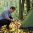 thumbnail image 6 of Hengguang 22Pcs Camping Aluminum Tent Stakes Set, 12 Non-Rust Tent Stakes, 7 Inches, with 4 Red Tensioners,4 Guylines,1 Orange Puller,1 Black Storage Bag, 6 of 7