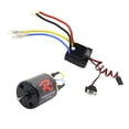 thumbnail image 1 of Kit de motor con escobillas 540, piezas de repuesto fáciles de instalar, piezas profesionales para coches y camiones RC con ESC de 60 a para D90 45T, 1 of 8