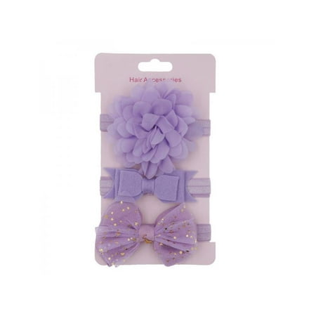 - Funcee 3pcs/set Baby Girl Accessories Green Flower Headband Bow knot Party Princess Dress Decoration