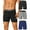 3Pack A, variant on Finetoo Men's Underwear Boxer Briefs Moisture Wicking Breathable Cotton Stretchy Brief for Men 3 or 5 Pack