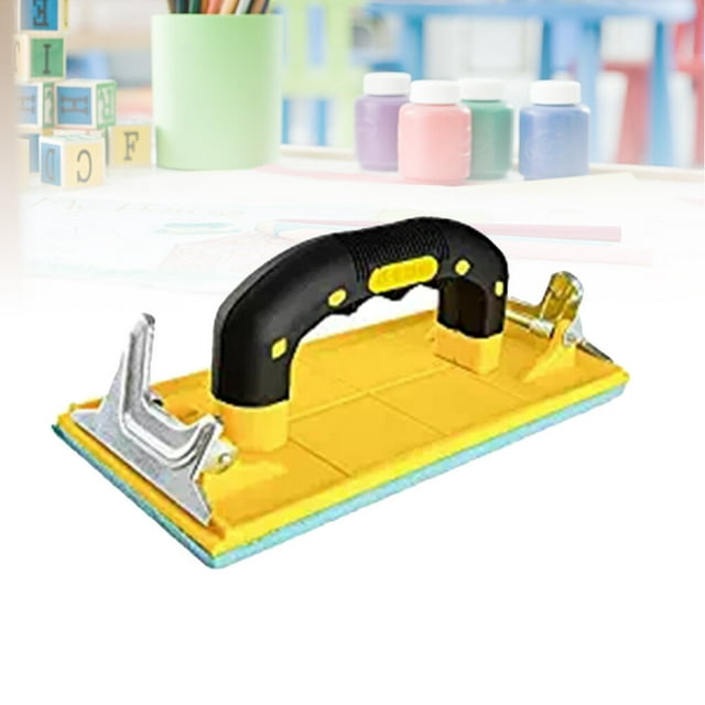CTIRCHIU Bloc de Ponçage à Main Outil de Ponçage Ergonomique Mousse 1Pcs