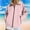 Pink, variant on Women's Waterproof Zip Up Jacket Collared Windbreaker with Pockets for Outdoor Hiking Sports Light Blue XL(XL)
