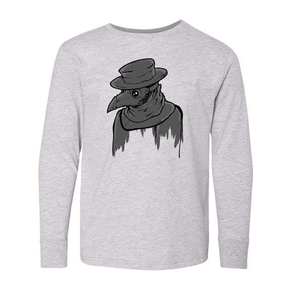 Inktastic Plague Doctor Spooky Gothic Graphic Long Sleeve Youth T-Shirt