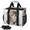 Multicolor 1, variant on Floral Peacock Reusable Grocery Bag, Upright Heavy‑Duty Foldable Shopping Bag with Removable Shoulder Strap, Multi‑Pocket Storage Tote for Beach Camping, Peacocks Flower