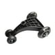 thumbnail image 3 of Trípode giratorio para coche para niños, triángulo delantero con rueda de coche Wiggle, accesorios con orificios cuadrados. Negro, 3 of 8