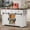 Distressed Retro White---(Two Package)+2, variant on K&K 53.7 Farmhouse Kitchen Island with Power Outlet Sliding Barn Door Drop Leaf & Rolling Wheels White