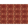 thumbnail image 1 of Ahgly Company Indoor Rectangle Patterned Grapefruit Red Area Rugs, 2' x 4', 1 of 6