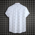 thumbnail image 5 of Alkepwun Hawaiian Shirt for Men Button Down Shirts Casual Short Sleeve Floral Tropical Regular-fit Summer Vacation Beach Shirts on Clearance, 5 of 7