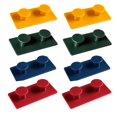 thumbnail image 1 of Gancho de pasta multicolor, 8 Uds. Perchas decorativas fuertes, ganchos de pared adhesivos para colgar, ganchos de plástico coloridos para mochila, 1 of 5