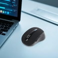 thumbnail image 4 of Wireless Bluetooth Side Scroll Mouse, Full Size Mouse, 4-Way Scrolling, Multi-Device Silent Mouse for Computer, Laptop (Black), 4 of 6
