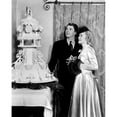 thumbnail image 2 of Ronald Reagan And Jane Wyman Admire The Cake At Their Wedding Reception 1/26/40 Photo Print (8 x 10), 2 of 2