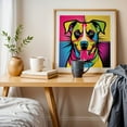 thumbnail image 5 of Pop art dog's face - Digital Art Pop Art Dog Modern Art Illustration Animal Geometric Unframed Wall Art Print 24 x 24 inches, 5 of 9