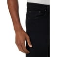 thumbnail image 3 of Wrangler Authentics Jean Homme Coupe Régulière Taille Flexible Confort, Noir, 42W x 34L, 3 of 4
