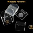 thumbnail image 3 of 50Pcs Coin Protectors Clear Coin Holders for Coin Collectors Protector Single Pocket Coin Sleeves Coin Storage Sleeves, 3 of 5