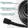 thumbnail image 2 of 5800 PSI High Pressure Washer Hose 15m/50ft M22-14mm Power Washer Extension Tube, 2 of 10