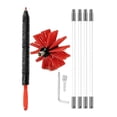 thumbnail image 1 of Kit de Brosse de Cheminée pour Perceuse, Détacheur pour Conduit de Sécheuse, Brosse de Nettoyage de Cheminée, 1 of 8