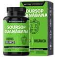 thumbnail image 1 of Soursop Guanábana 1000mg Beyond Vitamins | Extracto Orgánico De Guanábana En Polvo | Alta Concentración 10:1 | Vitaminas Mujer / Hombre - Antioxidante Origen Claro | 60 Cápsulas, 1 of 6