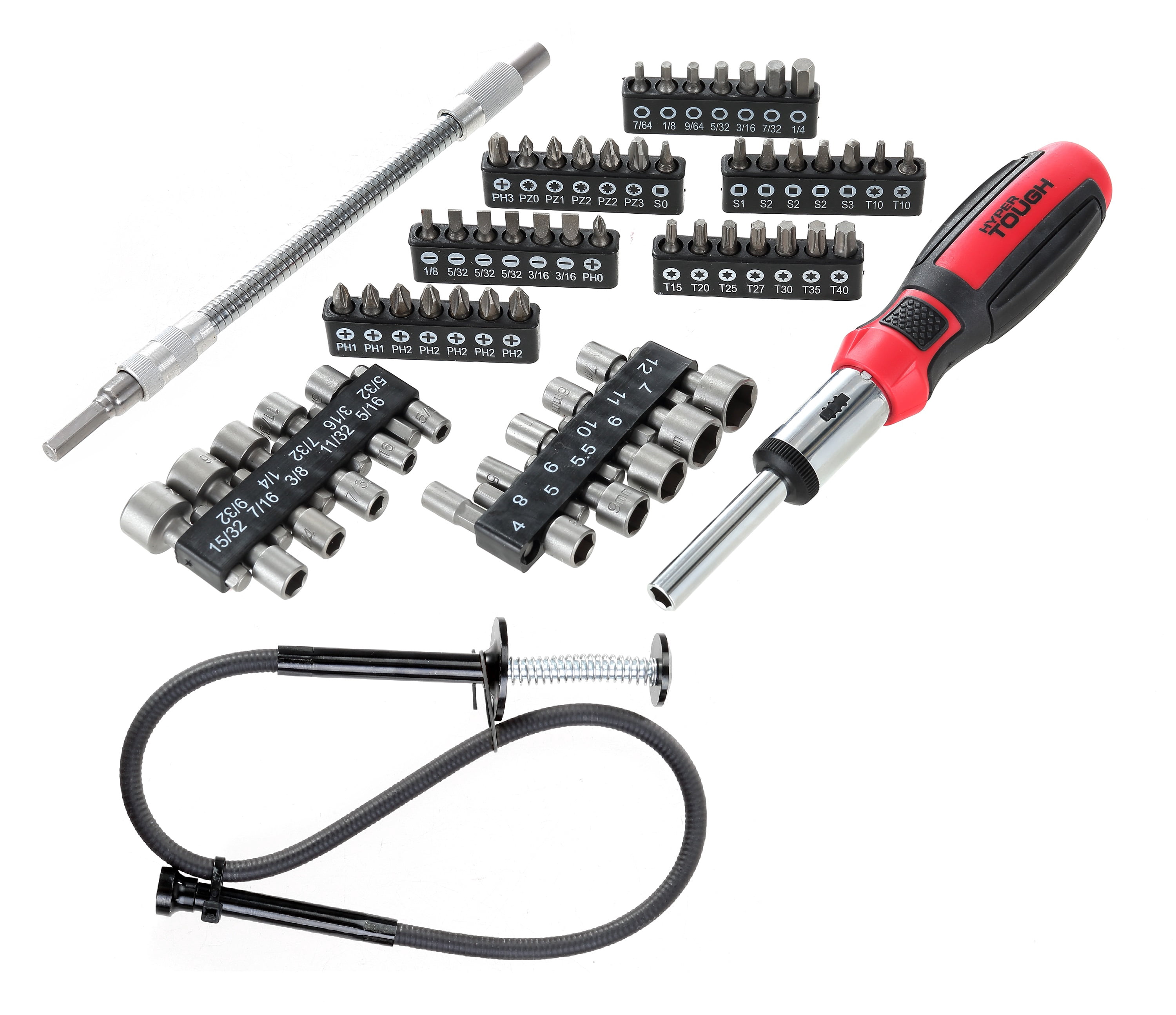 Hyper Tough 67 Piece Screwdriver Set TS99012N