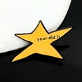 thumbnail image 2 of YANONELRY Funny Your Did It Meme Pin Brooch - Fashion Enamel Star Lapel Pins - For Women Badge Backpack Clothing Jewelry Friends Gifts, 2 of 6