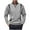 Gray, variant on Men's Casual V-Neck Henley Shirts Outdoor Hiking Pullover Sweatshirts Fashion Long Sleeve Sweaters Khaki L