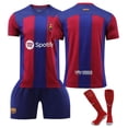 thumbnail image 1 of Xnb 2023 - 2024 camiseta local del FC Barcelona ¿ 10 Messi Sporting Clothing Football Clothing set - número 0 | S, 1 of 7