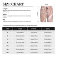 thumbnail image 3 of Balery Rose Gold Glitter Splatter Pantalones cortos de pijama de punto de algodón para hombre con cinturilla y bolsillos-Large, 3 of 6