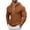 Light Brown, variant on Yiaimeir Mens Casual Textured Pullover Hoodie Long Sleeve Half Zip Lightweight Sweatshirt for Everyday Comfort and Style