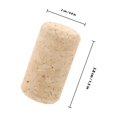 thumbnail image 2 of OUNONA 25Ud Tapones De Para De Vino Sin Olor Y Reutilizables Beige, 2 of 6