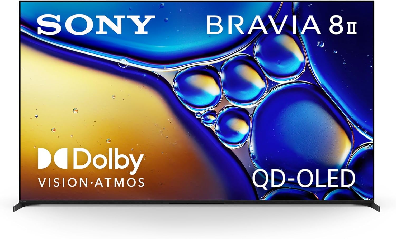 Sony K65XR80M2 65 Inch Bravia 8 QD-OLED 4K HDR Google TV with Quantum Dot and 2 Year Amber Protection Plan (2025)