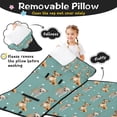 thumbnail image 3 of Chihuahua and Footprints Toddler Nap Mats for Kids Preschool,Sleeping Mat Bag or Kids,Toddler Sleeping Bag,Toddler Nap Mat or Daycare, 3 of 6