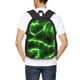 thumbnail image 4 of Balery Green Lightning Mochila para hombre y mujer - Tela Oxford 600D resistente - Gran capacidad, resistente al agua, ideal para la escuela, viajes y senderismo, 4 of 6