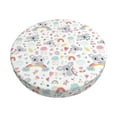 thumbnail image 2 of Lsque Cute Koala Round Bar chair cushion covers Velvet Fabric Premium Comfort Protects from Scratches and Stains for 14-17 Inch Chair- 14 inch, 2 of 7