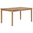 thumbnail image 5 of vidaXL 3 Piece Garden Dining Set Solid Wood Teak, 5 of 5