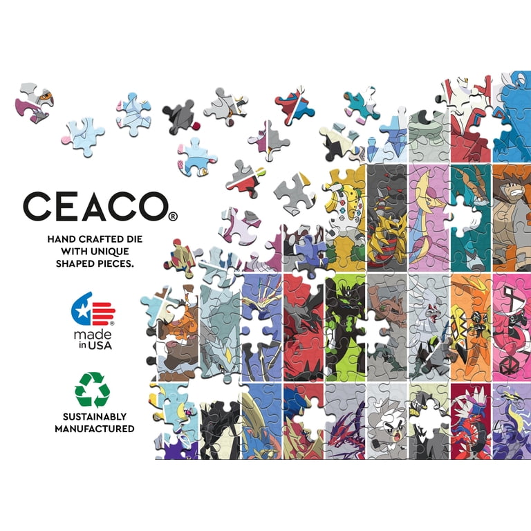 Ceaco Legendary (Pokemon) 500 Piece Interlocking Jigsaw Puzzle