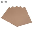 thumbnail image 3 of Unique Bargains Blank Greeting Cards,50pack Favor Decor Foldable Blank Card ,Brown Card Paper, 3 of 5