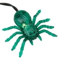 thumbnail image 2 of Northlight Spider Halloween Icicle Lights - Green - 3' Black Wire - 35ct, 2 of 3