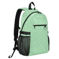 thumbnail image 2 of JIALIOU 14" Laptop Backpack Waterproof Airline Approved Stylish Casual Daypack for Travel Business College Work, Sage Green Yellow Polka Dot, 2 of 8