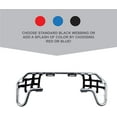 thumbnail image 4 of Comp Series Nerf Bars Silver With Black Webbing for Yamaha RAPTOR 700 2006-2019, 4 of 7