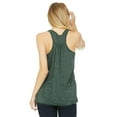 thumbnail image 3 of BELLA + CANVAS Women's Flowy Racerback Tank 8800, Forest Marble, XS, 3 of 4