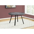 thumbnail image 2 of Monarch Specialties Dining Table, 48" Round, Small, Kitchen, Dining Room, Metal, Laminate, Black, Contemporary, Modern, 2 of 4
