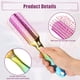 thumbnail image 4 of Unique Bargains Cepillo de pelo para desenredar para mujeres, cepillo de viaje, cepillo de peluquero, herramientas para cabello rizado y ondulado, arcoíris, 4 of 7