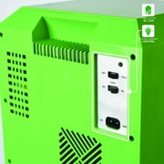 Minecraft Creeper Mini Fridge 2 Door, 8L, Green, 25.2 H 9.5 W 9.1 D