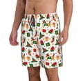 thumbnail image 2 of Balery Christmas Hat Cute Puppy Traje de Baño Estilo Hawaiano para Hombre, Shorts de Secado Rápido con Bolsillos-3X-Large, 2 of 6