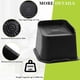 thumbnail image 5 of Elevadores de cama Yookwutar, 10 cm, soporte pesado, 2700 kg, negro, paquete de 4, 5 of 6