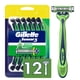 thumbnail image 1 of Gillette Sensitive Men's Disposable Razor, 12 Razors, 1 of 8