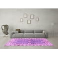 thumbnail image 3 of Ahgly Company Indoor Square Oriental Purple Traditional Area Rugs, 4' Square, 3 of 4