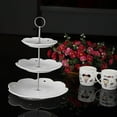 thumbnail image 3 of 4 Sets 3 Tier Cake Stand Hardware,Tiered Tray Hardware 3 Tier Cake Stand Fittings Hardware Dessert Serving Tray Stand Handle Hardware Fittings for Cake Stands, 3 of 9