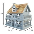 thumbnail image 2 of Home Bazaar Novelty Cottage Birdhouse - Blue, 2 of 5